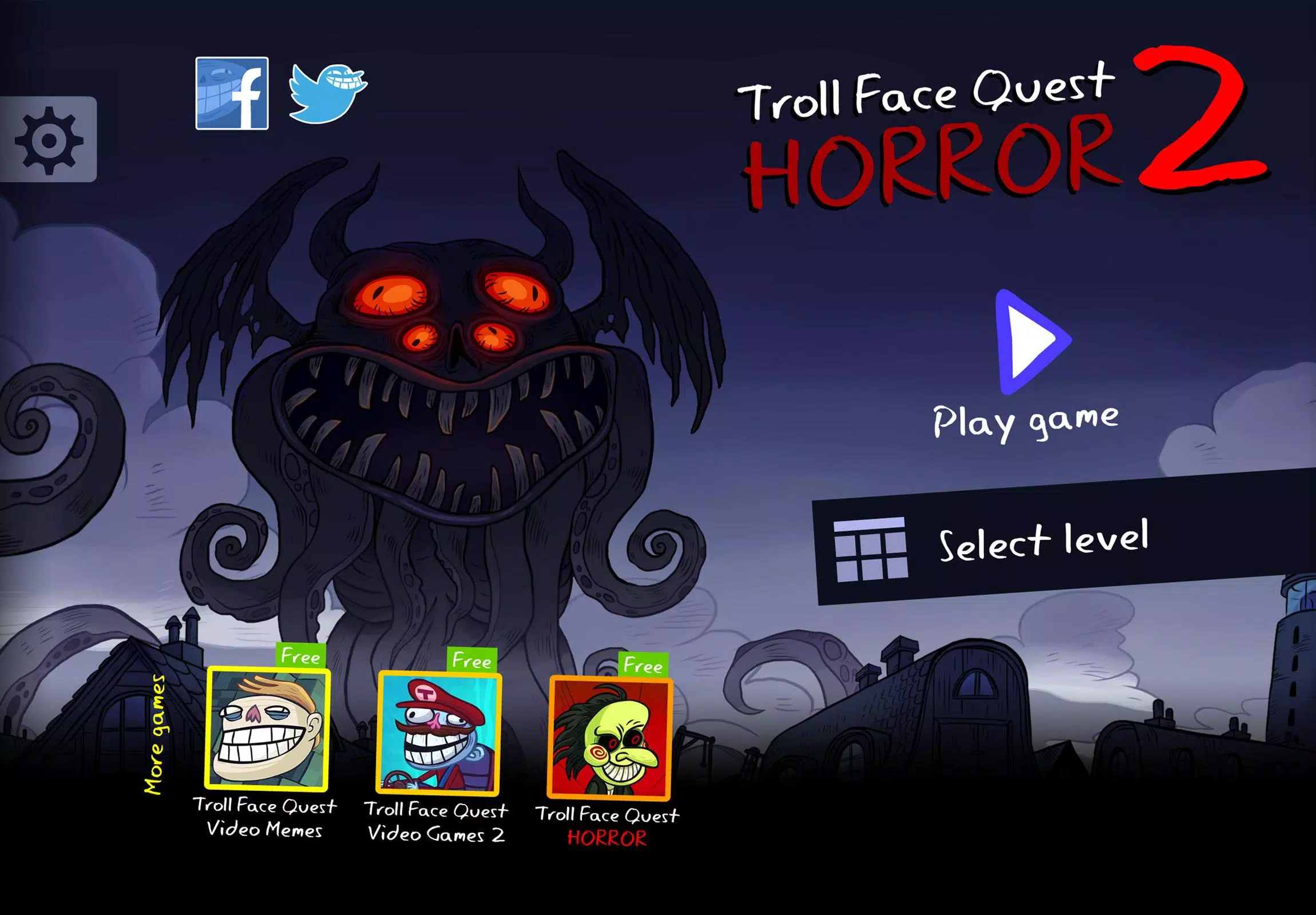 Troll Face Quest: Horror 2 ภาพหน้าจอ 1