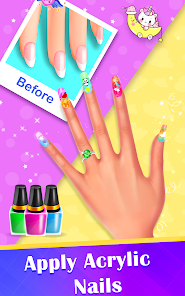 Nail polish game nail art Capture d’écran 3