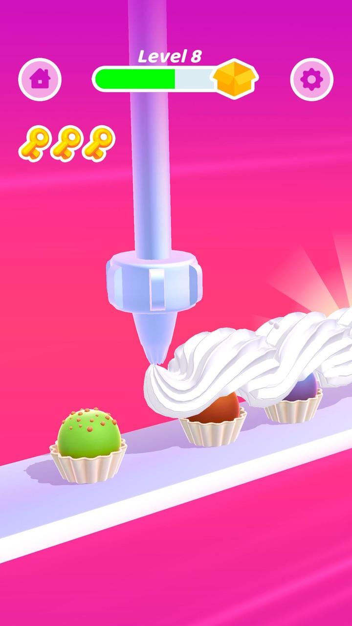 Perfect Cream: Icing Cake Game 스크린샷 3