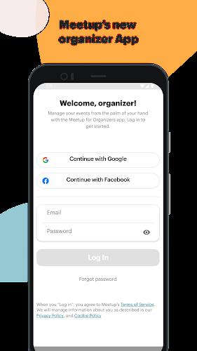 Meetup for Organizers Screenshot 2