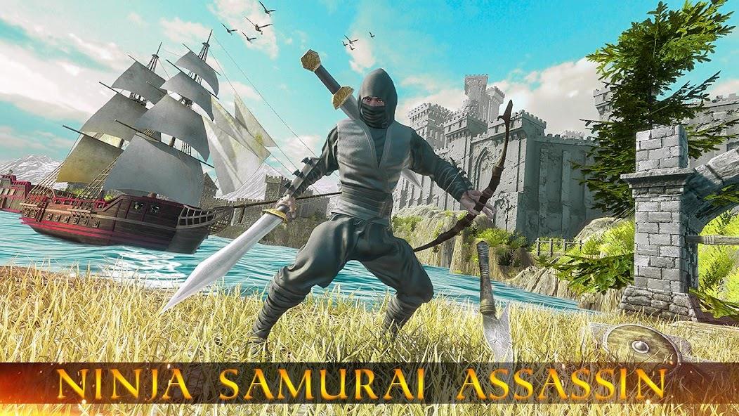 Ninja Samurai Assassin Hunter Mod Captura de tela 3