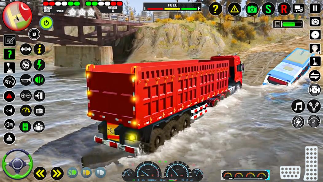 Euro Truck Games Cargo Driving Mod Captura de pantalla 3