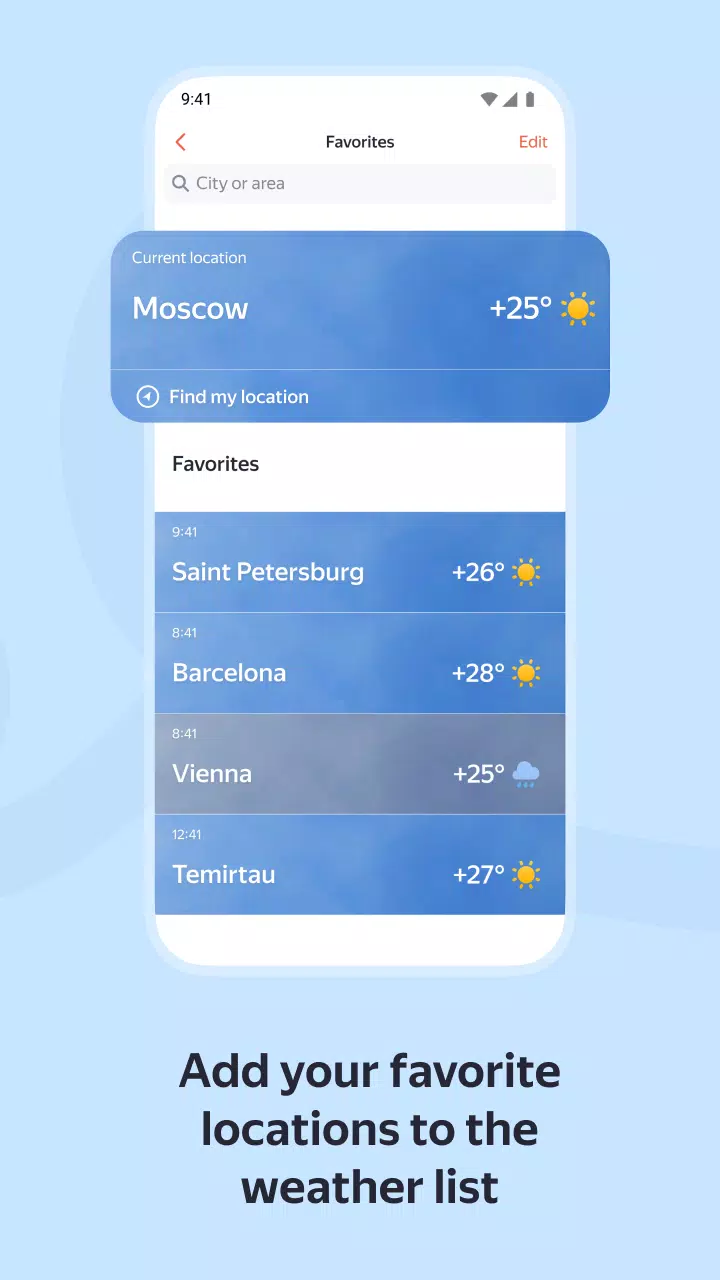 Yandex Weather & Rain Radar應用截圖第4張