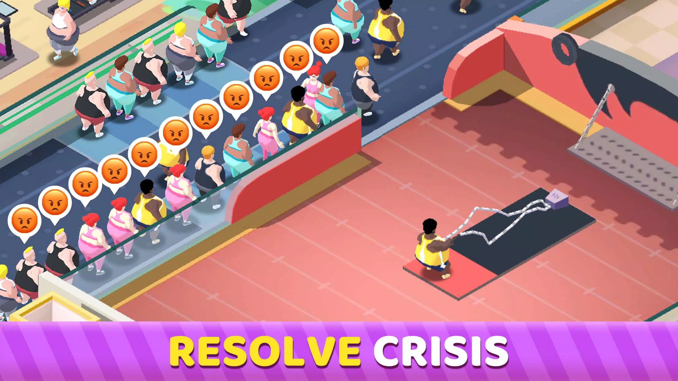 Fitness Club Tycoon Captura de tela 3