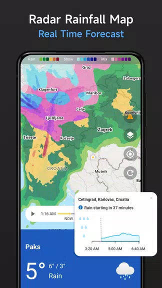 Live Weather & Radar Map Captura de tela 4