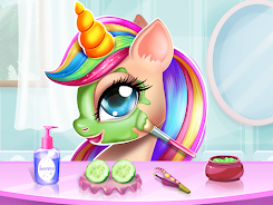 Unicorn Dress up Girls Game Captura de pantalla 3