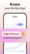 Ovulation & Period Tracker Ekran Görüntüsü 2