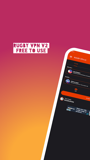 RUGBY VPN V2 Schermafbeelding 1