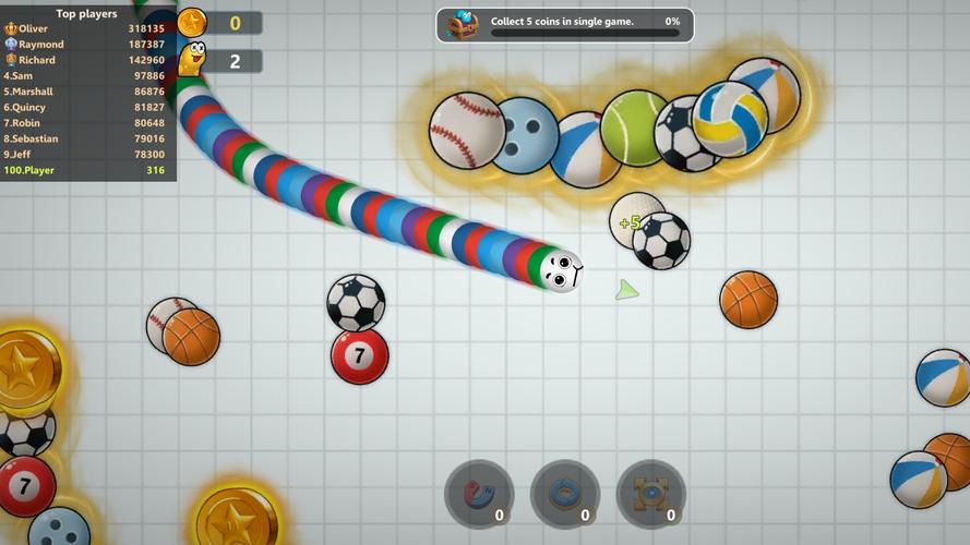 Slinky Snake: Worm.io Game Schermafbeelding 3