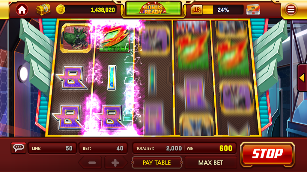 BIMA-X THE SLOTS Скриншот 4