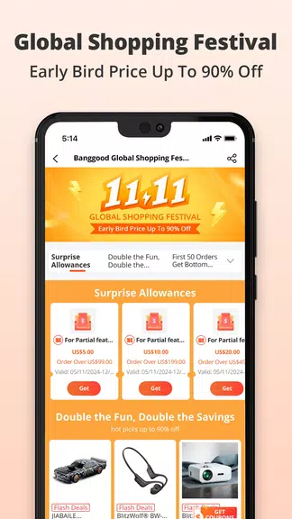 Banggood - Online Shopping應用截圖第1張