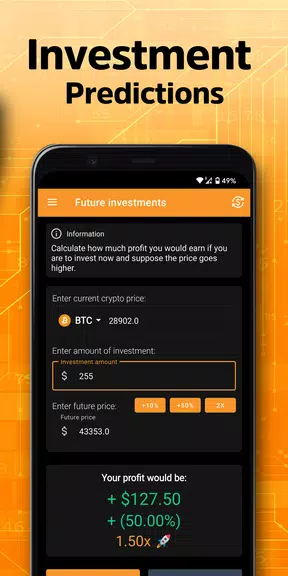 Crypto Calculator Captura de pantalla 4