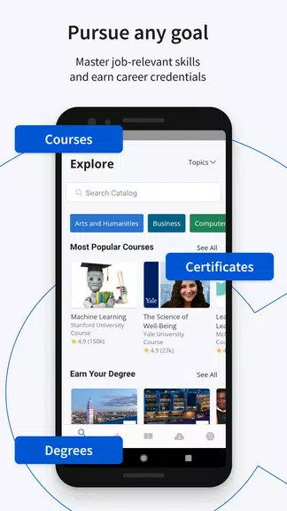 Coursera: Learn career skills ภาพหน้าจอ 3