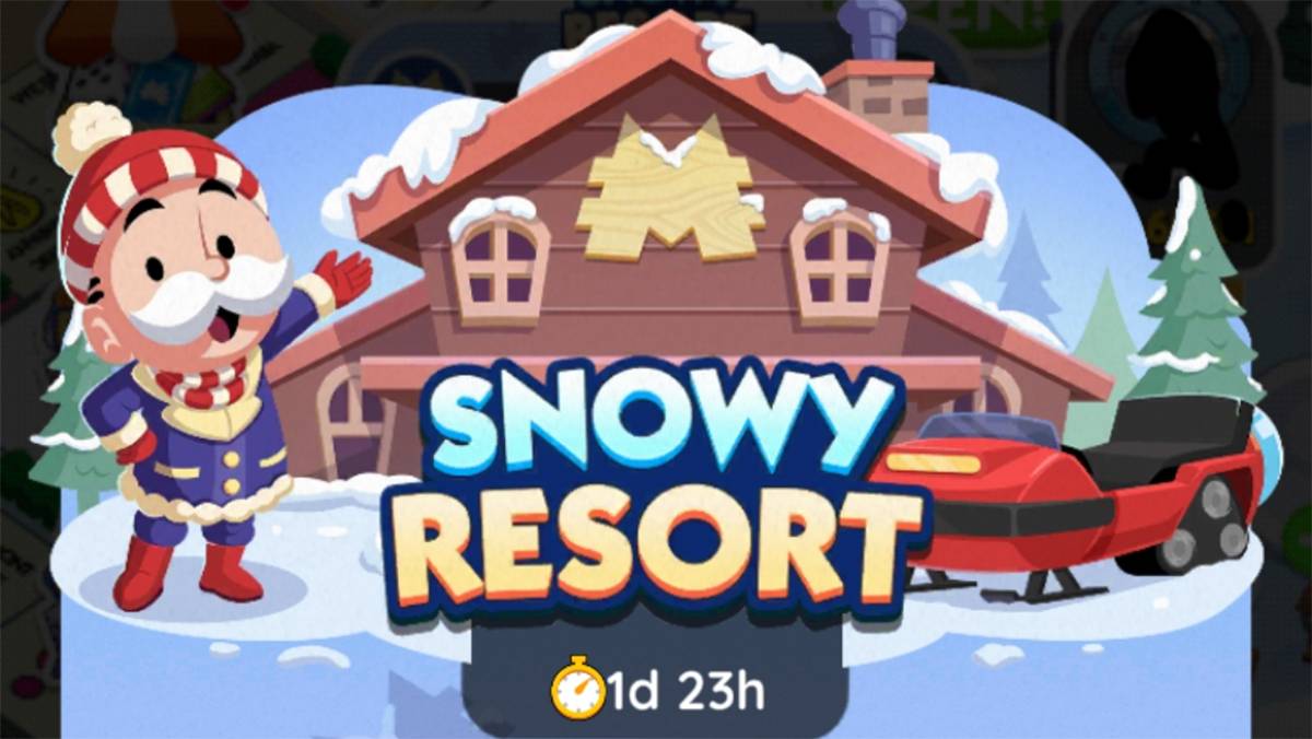 Exclusive Rewards and Milestones Abound at Snowy Resort in Monopoly GO