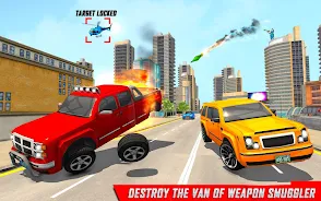 Traffic Car Shooting Games Screenshot 2