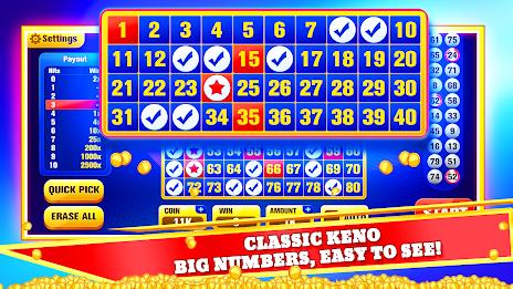 Keno Games Casino Fun Screenshot 2