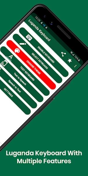 Luganda Keyboard Captura de pantalla 1