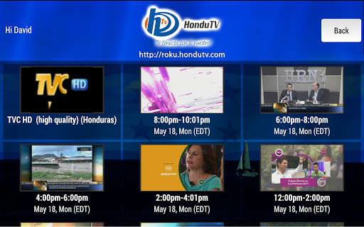 HonduTV for Android TV Capture d’écran 2