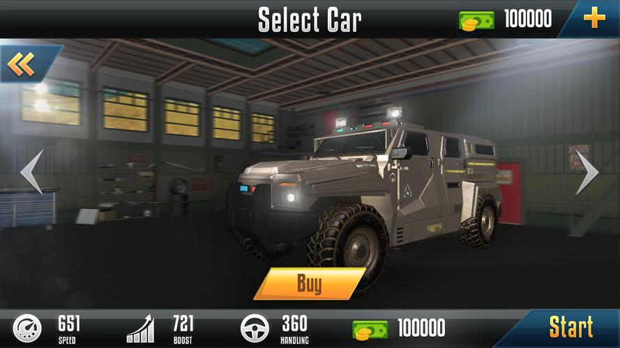 Impossible Ramp Hummer Car 3D Screenshot 2