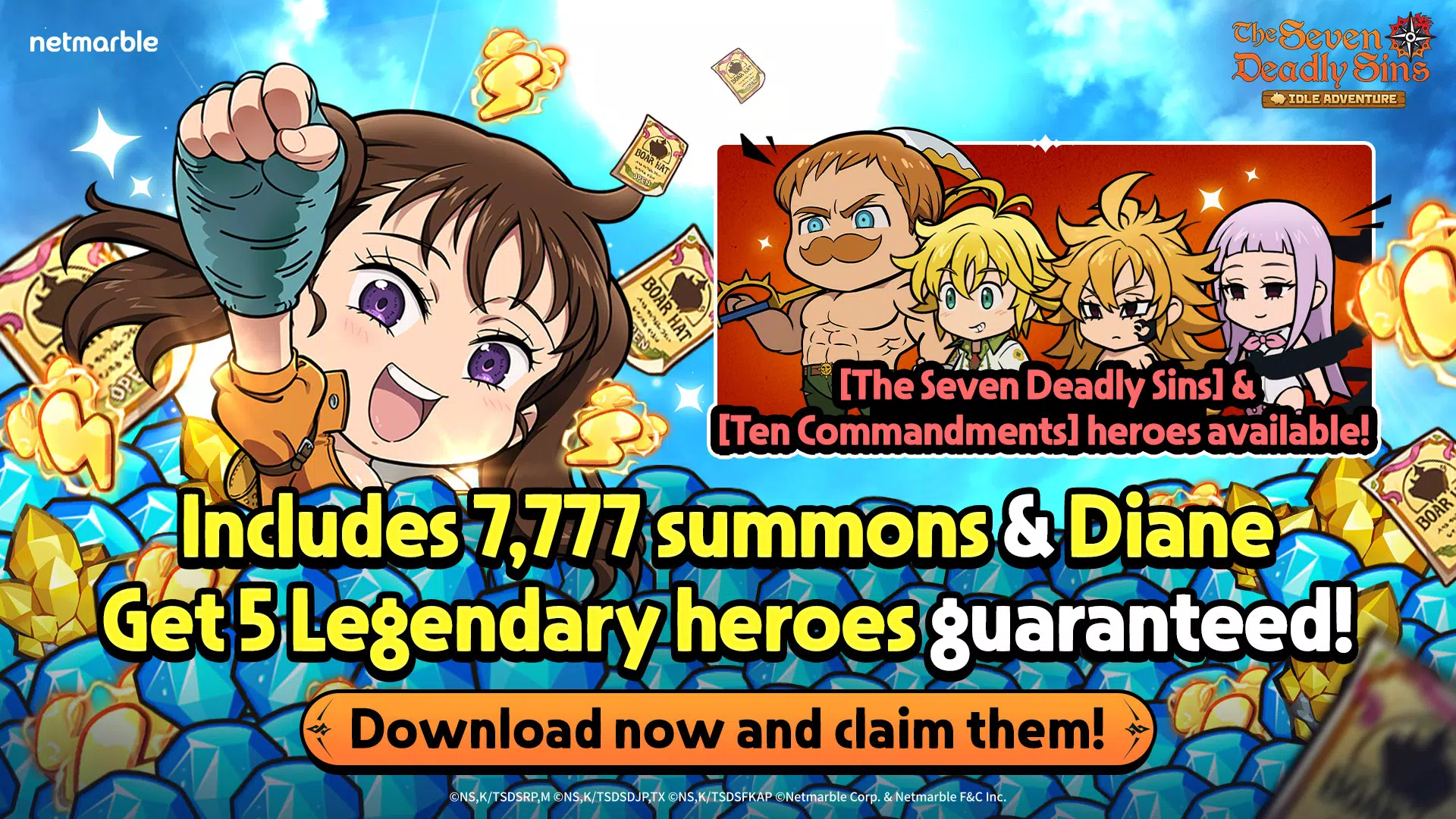 The Seven Deadly Sins: Idle Zrzut ekranu 1