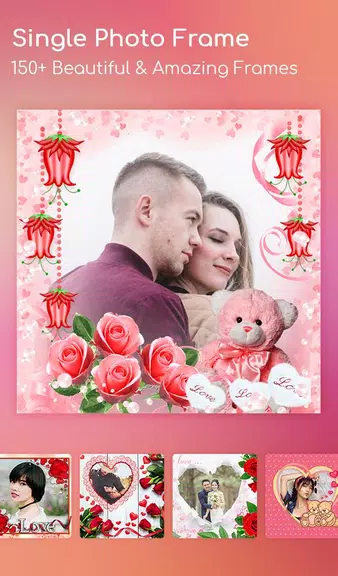 Love Collage, Love Photo Frame स्क्रीनशॉट 2