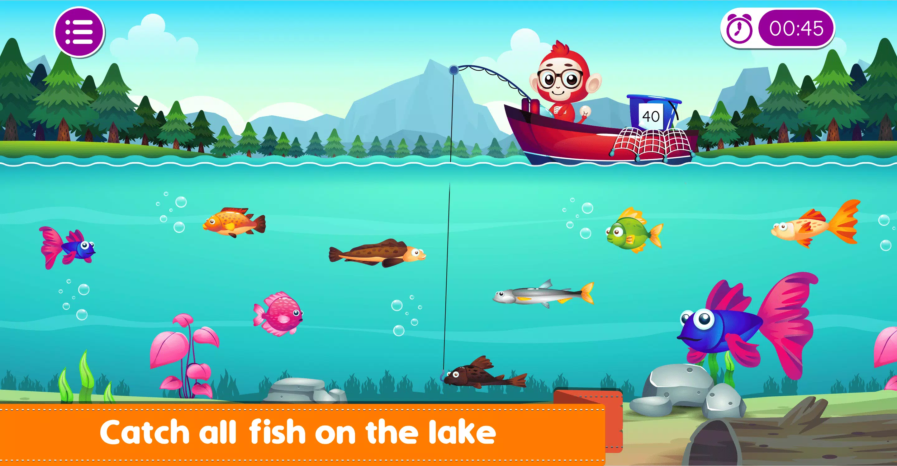 Marbel Fishing - Kids Games ภาพหน้าจอ 3