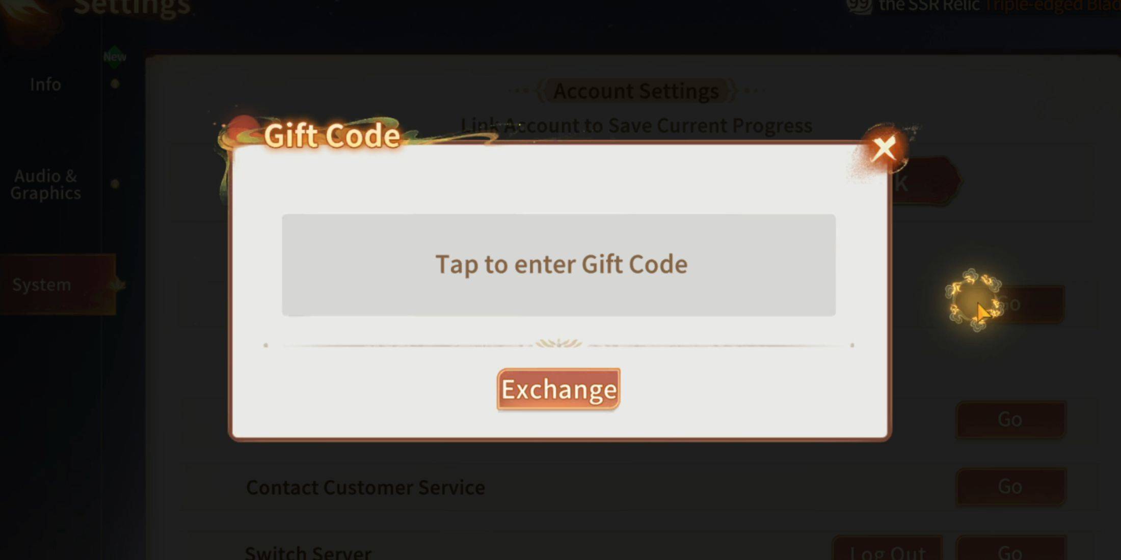 Code Redemption Instructions