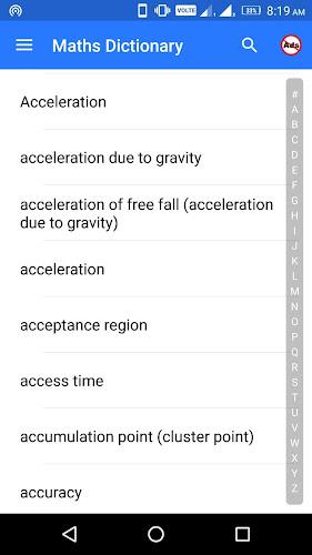 Maths Dictionary Schermafbeelding 2