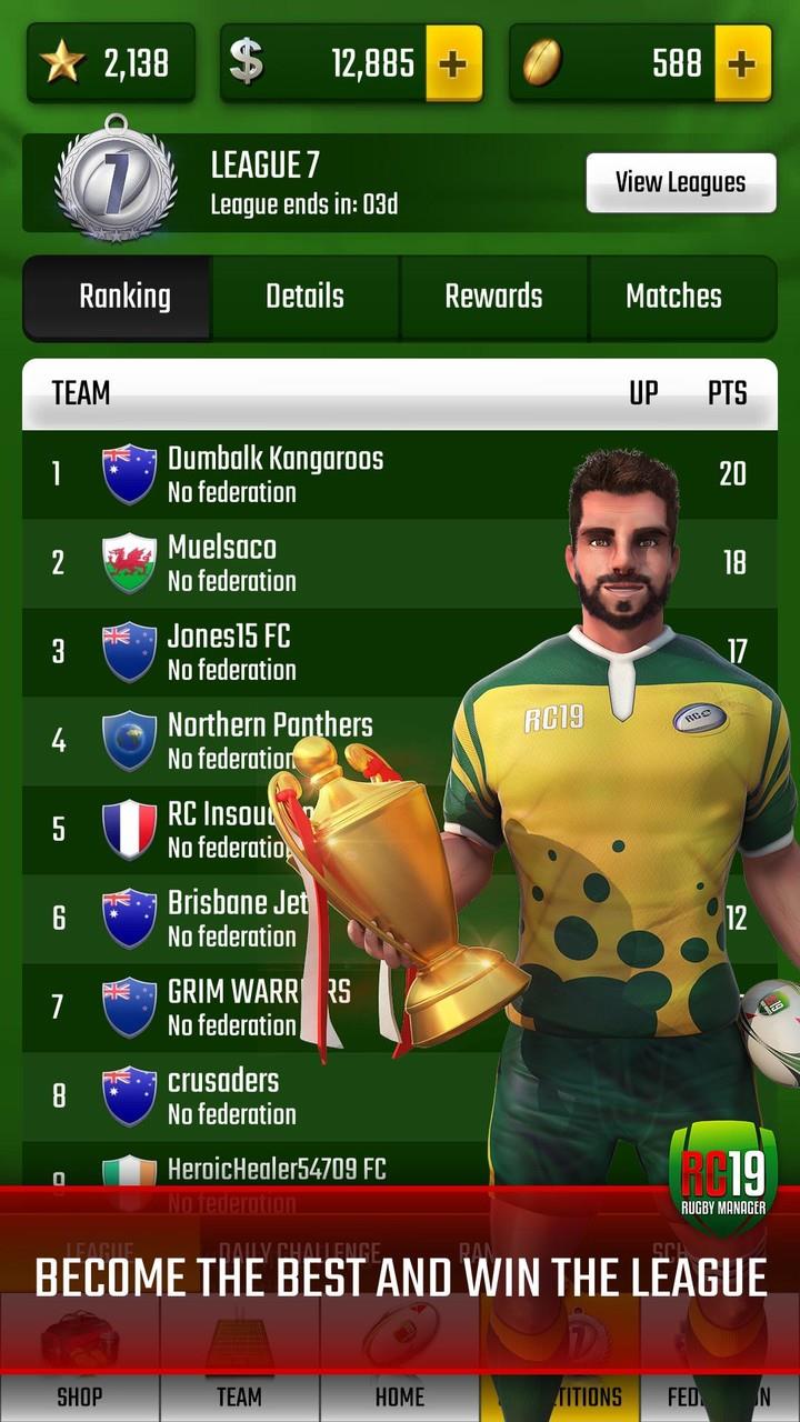 Rugby Champions 19应用截图第4张