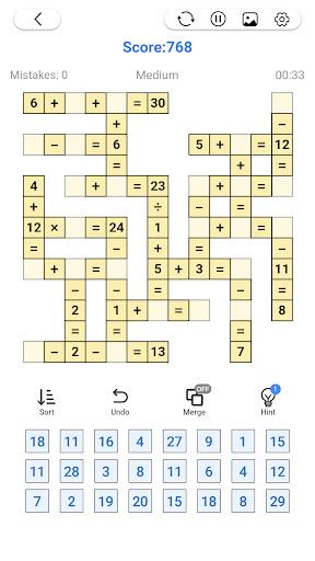 Math Number: Cross Math Puzzle Schermafbeelding 2