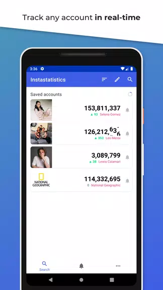 Instastatistics - Live Followe Screenshot 1