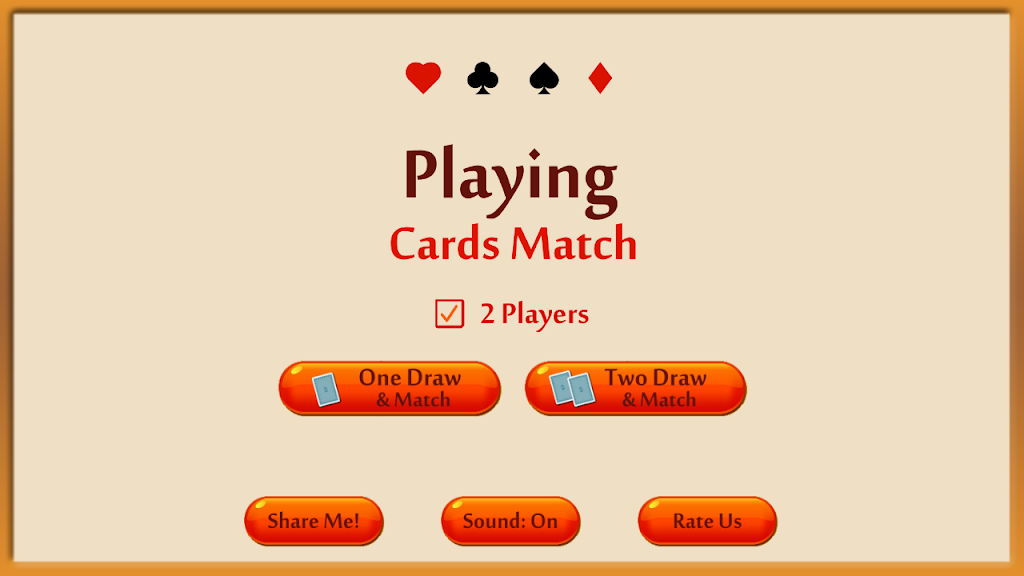 Playing Cards Matching Game - Memory booster game Captura de pantalla 1