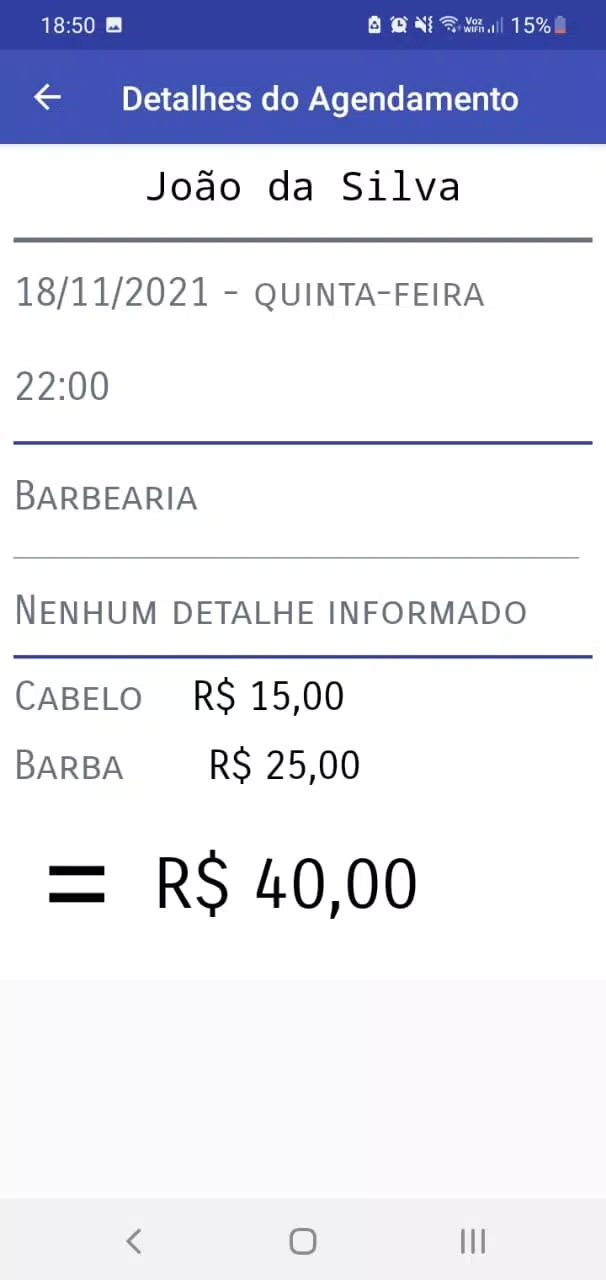 Barber’s Diary スクリーンショット 1