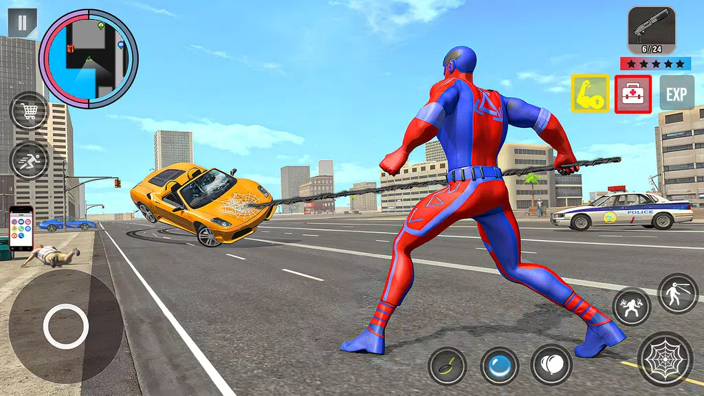 Spider Rope Action Game Скриншот 3