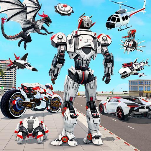 Bee Robot Car Transform Games Schermafbeelding 1