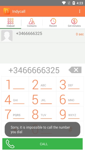 IndyCall - calls to India应用截图第1张