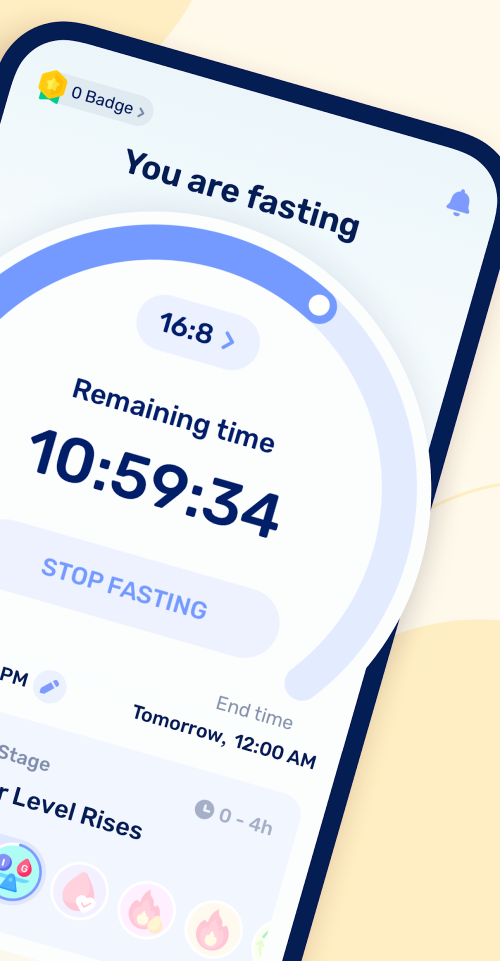 Intermittent Fasting GoFasting Mod Capture d’écran 2