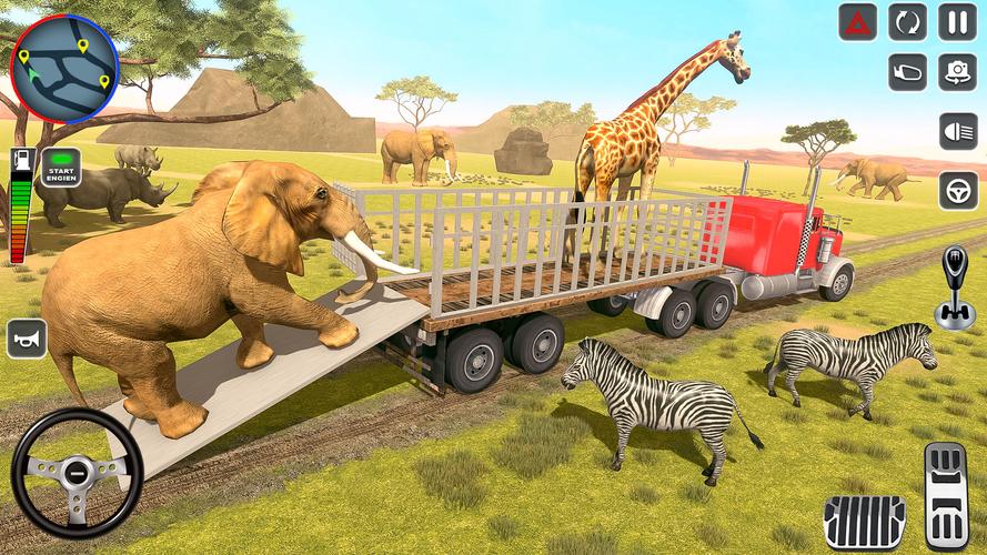 Wild Animal Truck Transporter স্ক্রিনশট 4