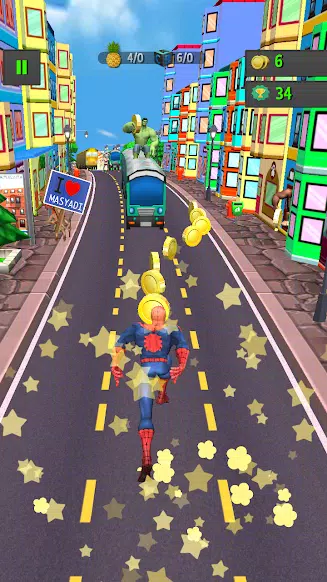 Spider Run Avenger Screenshot 2