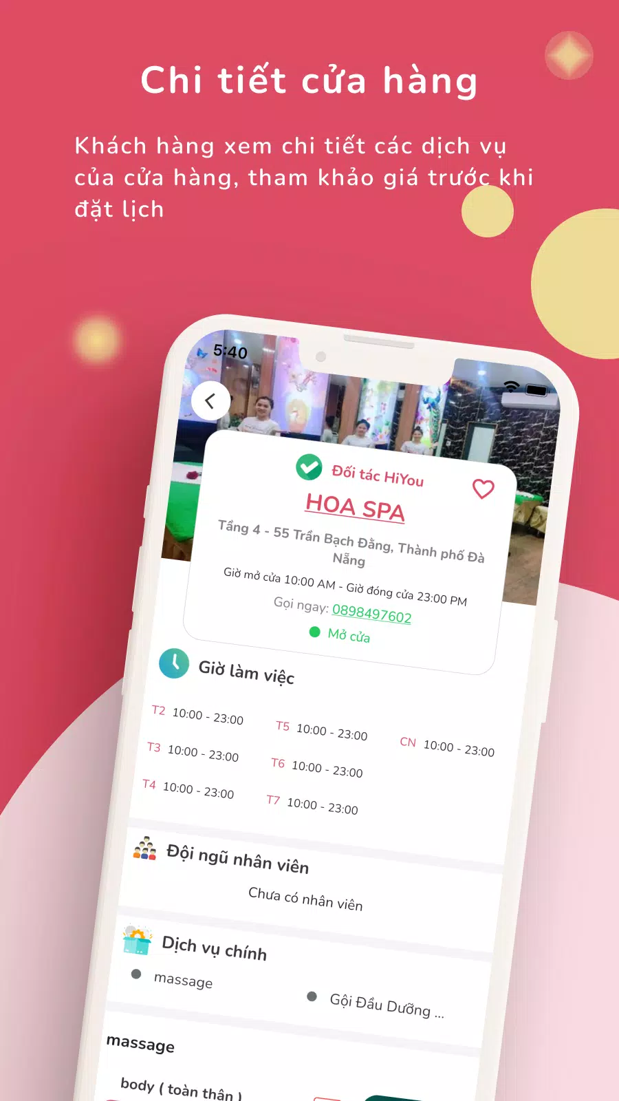 HiYou - Đặt lịch làm đẹp Captura de pantalla 2