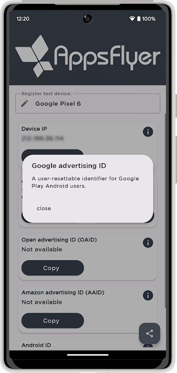My Device ID by AppsFlyer Screenshot 2
