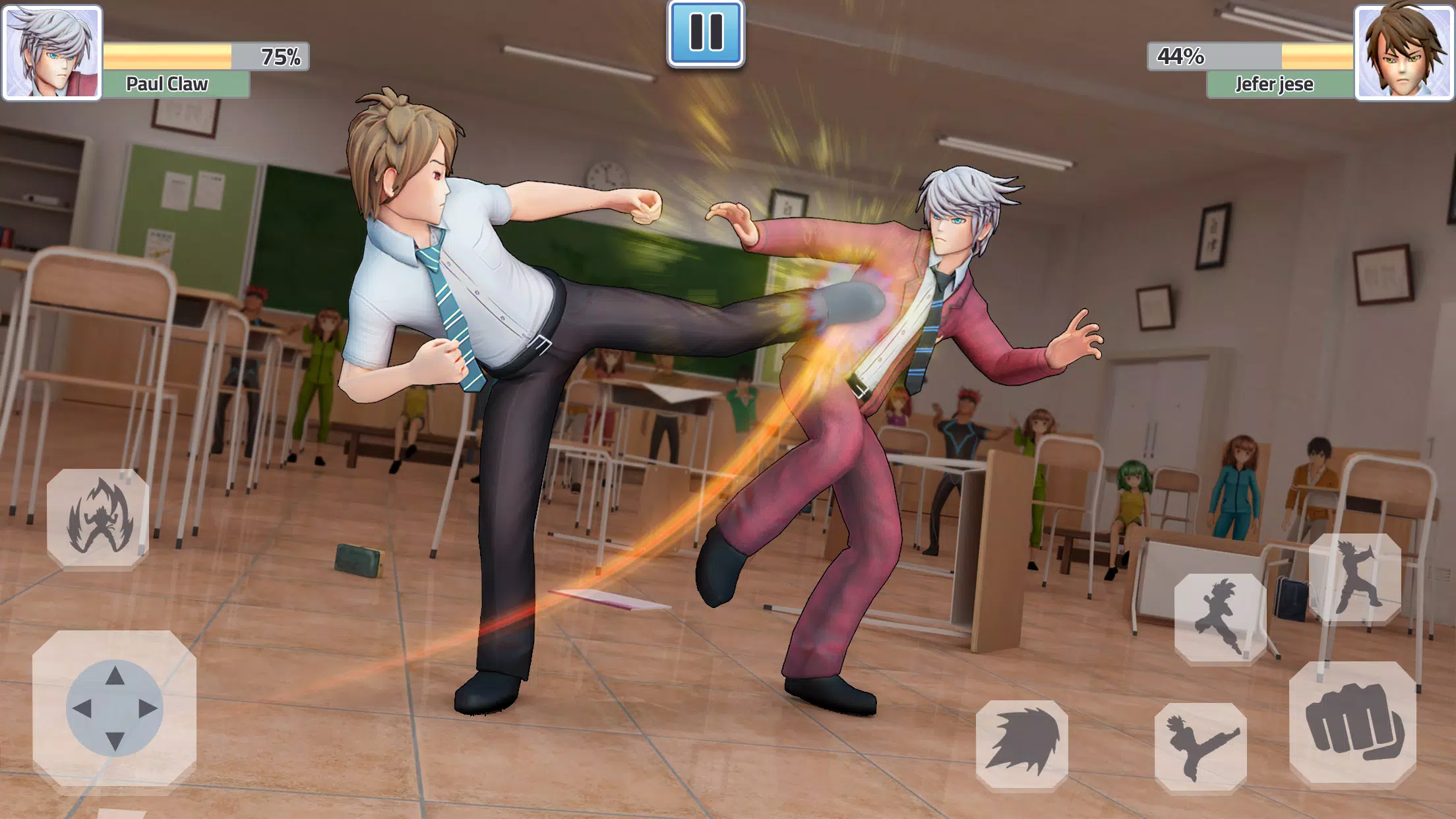 High School Fighting Game Schermafbeelding 3