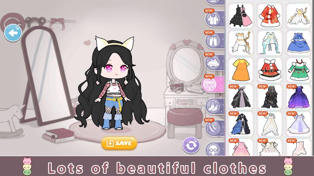 YOYO Doll Anime Dress Up Game Screenshot 2