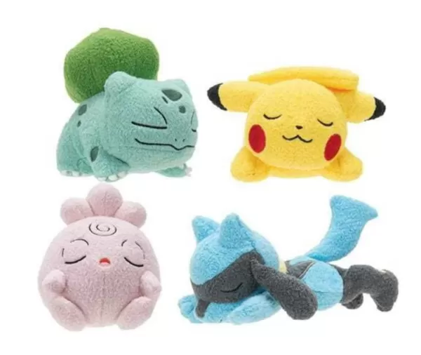 Pokemon Pikachu Sleeping Jazwares Plush Stuffed Toy Nintendo 5