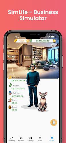 Sim Life - Business Simulator स्क्रीनशॉट 1