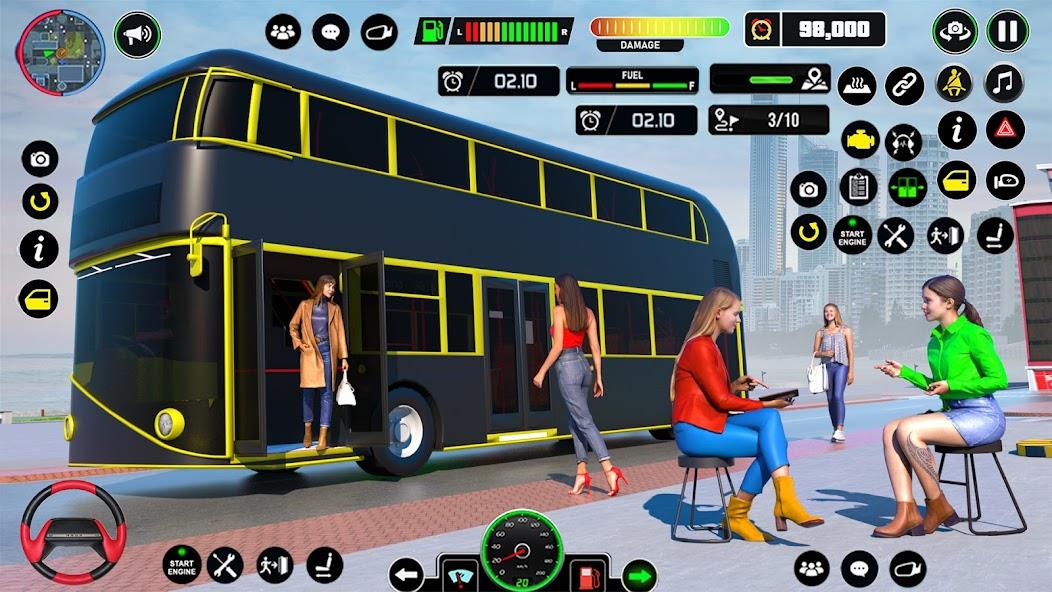 Coach Bus Simulator Games Mod Captura de pantalla 1