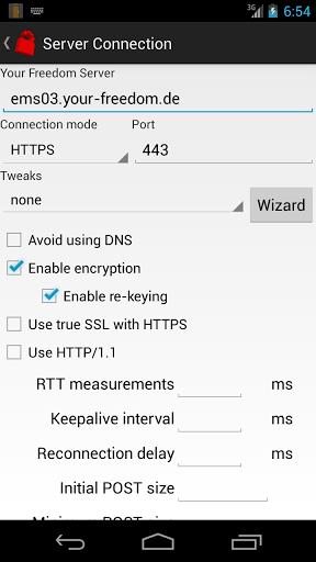 Your Freedom VPN Client スクリーンショット 4