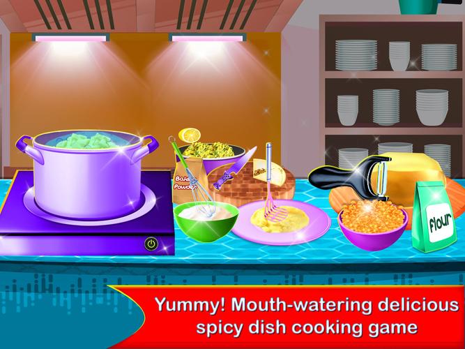 Indian Street Food Cooking Fun Screenshot 3