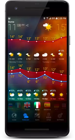 3D EARTH - weather forecast 스크린샷 3