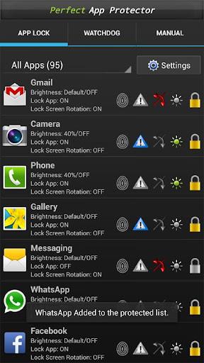 Schermata Perfect AppLock(App Protector) 2